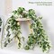 Artificial Tropical Palm Leaves Vines 2PCS 5.6Ft Fake Monstera Leaf Greenery Rattan UV Resistant Faux Hanging Ivy Plants Garland Indoor Outdoor Hawaiian Jungle Beach Party Home Garden Decor